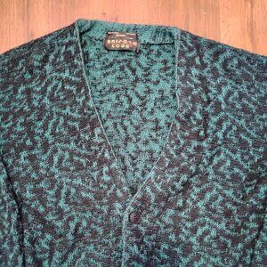 Vintage Uniform Code Merled Cardigan Sweater Granny Grandma Core